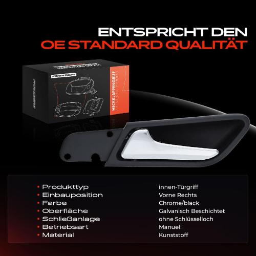 1x Türgriff Vorne Rechts innen für VW Golf IV Cabriolet Van Bora Variant 1.4L 1.6L 1.8L 1.9L 2.0L 1997-2013 Bild 1x Türgriff Vorne Rechts innen für VW Golf IV Cabriolet Van Bora Variant 1.4L 1.6L 1.8L 1.9L 2.0L 1997-2013