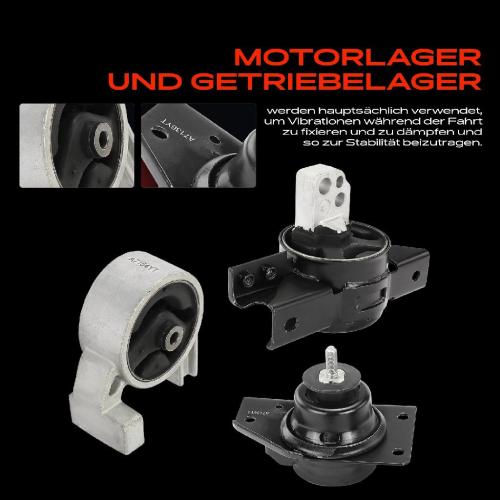 2x Motorlager Getriebelagerlager Links für Hyundai Accent III MC KIA Rio II JB Bild 2x Motorlager Getriebelagerlager Links für Hyundai Accent III MC KIA Rio II JB