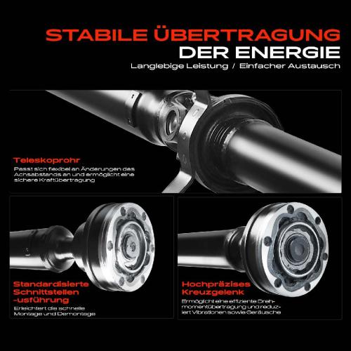 Frankberg 1x Kardanwelle Gelenkwelle Hinterachse für Audi A6 4B2 4B4 A6 Avant 4B5 4B6 2.8L 2000-2001 Bild Frankberg 1x Kardanwelle Gelenkwelle Hinterachse für Audi A6 4B2 4B4 A6 Avant 4B5 4B6 2.8L 2000-2001