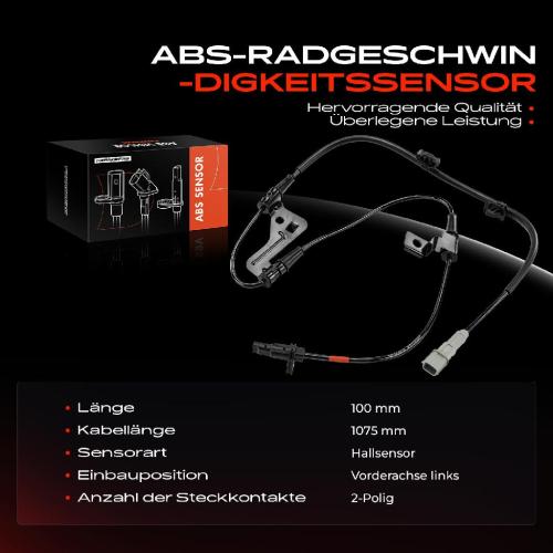1x ABS Sensor Vorderachse links für KIA Ceed Combi Van Hatchback Sportswagon Proceed Xceed 1.0L Bj ab 2018 Bild 1x ABS Sensor Vorderachse links für KIA Ceed Combi Van Hatchback Sportswagon Proceed Xceed 1.0L Bj ab 2018
