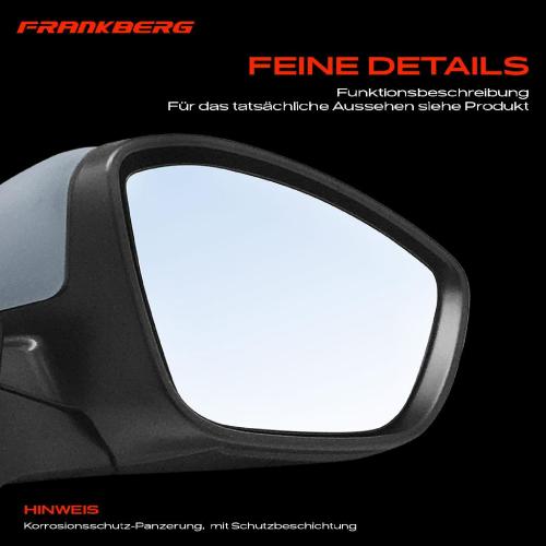 Frankberg 1x Außenspiegel Rechts für Peugeot 2008 I CU CA CC Bj ab 2012 Bild Frankberg 1x Außenspiegel Rechts für Peugeot 2008 I CU CA CC Bj ab 2012