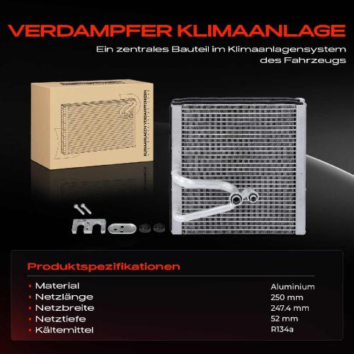 1x Verdampfer Klimaanlage für VW Caddy II Pick-up 9U7 Skoda Felicia II Bild 1x Verdampfer Klimaanlage für VW Caddy II Pick-up 9U7 Skoda Felicia II