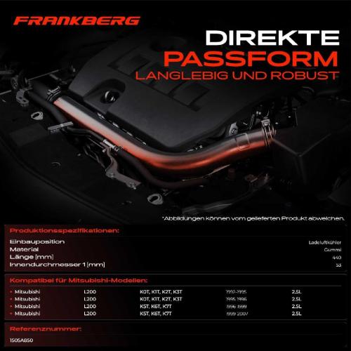 1x Kühlerschlauch Turboschlauch für Mitsubishi L200 K0T K1T K2T K3T K5T K6T K7T 2.5L 1992-2007 Bild 1x Kühlerschlauch Turboschlauch für Mitsubishi L200 K0T K1T K2T K3T K5T K6T K7T 2.5L 1992-2007