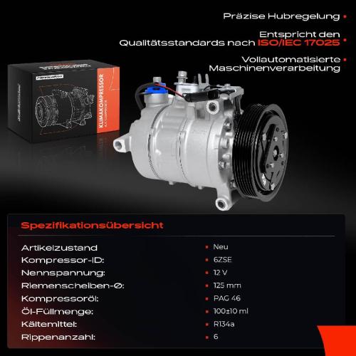 Frankberg 1x Klimakompressor für Audi A6 4G2 4GC 4GH 4GJ 4GD A7 Sportback 4GA Q7 4MB 4MG Bild Frankberg 1x Klimakompressor für Audi A6 4G2 4GC 4GH 4GJ 4GD A7 Sportback 4GA Q7 4MB 4MG
