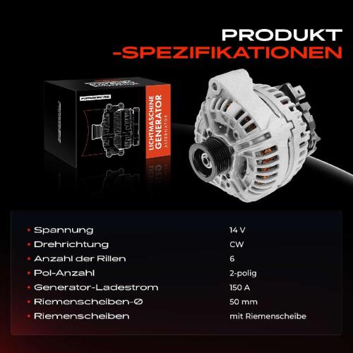 1x Lichtmaschine Generator für Mercedes-Benz C W203 S203 C209 A209 W163 R171 Bild 1x Lichtmaschine Generator für Mercedes-Benz C W203 S203 C209 A209 W163 R171