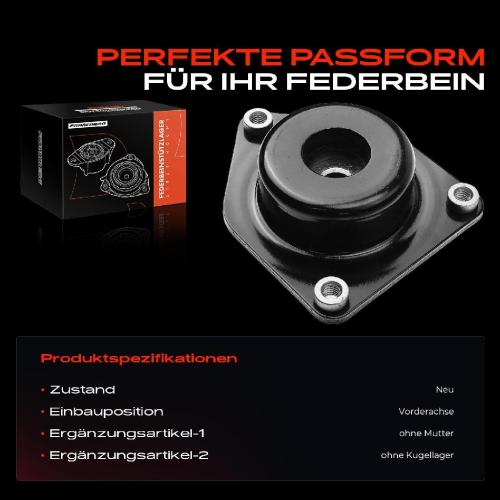 1x Domlager Federbeinstütz lager für Mercedes-Benz A-Klasse W169 W245 Bild 1x Domlager Federbeinstütz lager für Mercedes-Benz A-Klasse W169 W245