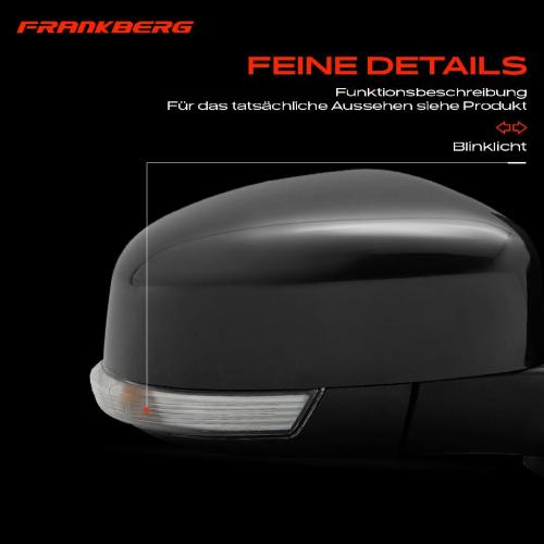 Frankberg 1x Außenspiegel Rechts für Ford Focus II DA DP HCP DB DH 2007-2012 Bild Frankberg 1x Außenspiegel Rechts für Ford Focus II DA DP HCP DB DH 2007-2012