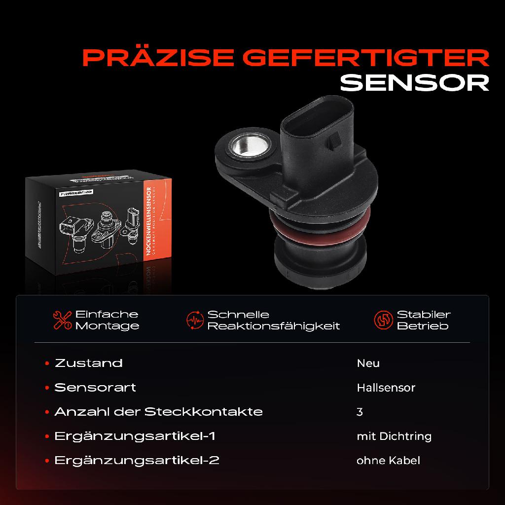 1x Nockenwellenposition Sensor für Opel Adam Astra K Corsa E Insignia B Karl Mokka