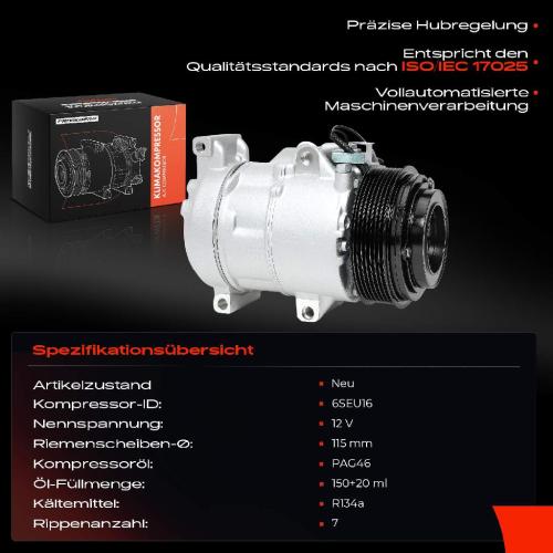 1x Klimakompressor für Lexus GS S19 IS C GSE2 IS II E2 2005-2013 Bild 1x Klimakompressor für Lexus GS S19 IS C GSE2 IS II E2 2005-2013