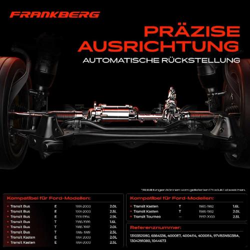 Frankberg 1x Lenkgetriebe Servolenkgetriebe für Ford Transit Bus Kasten E Tourneo Bild Frankberg 1x Lenkgetriebe Servolenkgetriebe für Ford Transit Bus Kasten E Tourneo