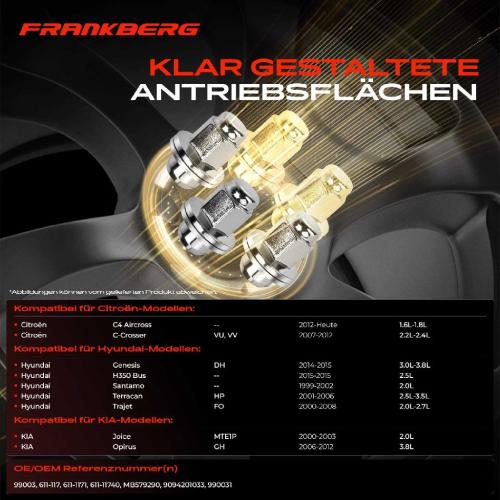 20x Radmutter für Citroën C4 Mitsubishi Peugeot Toyota Hyundai Lexus KIA Lancer Bild 20x Radmutter für Citroën C4 Mitsubishi Peugeot Toyota Hyundai Lexus KIA Lancer