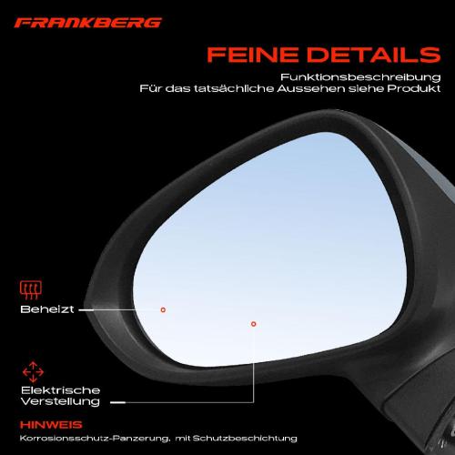 1x Außenspiegel Links für Seat Ibiza IV 6J5 6P1 6J1 6P5 6J8 6P8 2008-2017 Bild 1x Außenspiegel Links für Seat Ibiza IV 6J5 6P1 6J1 6P5 6J8 6P8 2008-2017