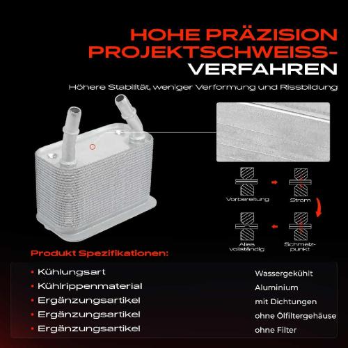 1x Ölkühler Motoröl für BMW X5 E53 4.4L 4.8L 2003-2006 Bild 1x Ölkühler Motoröl für BMW X5 E53 4.4L 4.8L 2003-2006