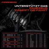 2x Fahrwerksfeder Vorderachse für VW Golf Opel Zafira Peugeot 308 Saab 9-3 Volvo 740 1985-2016