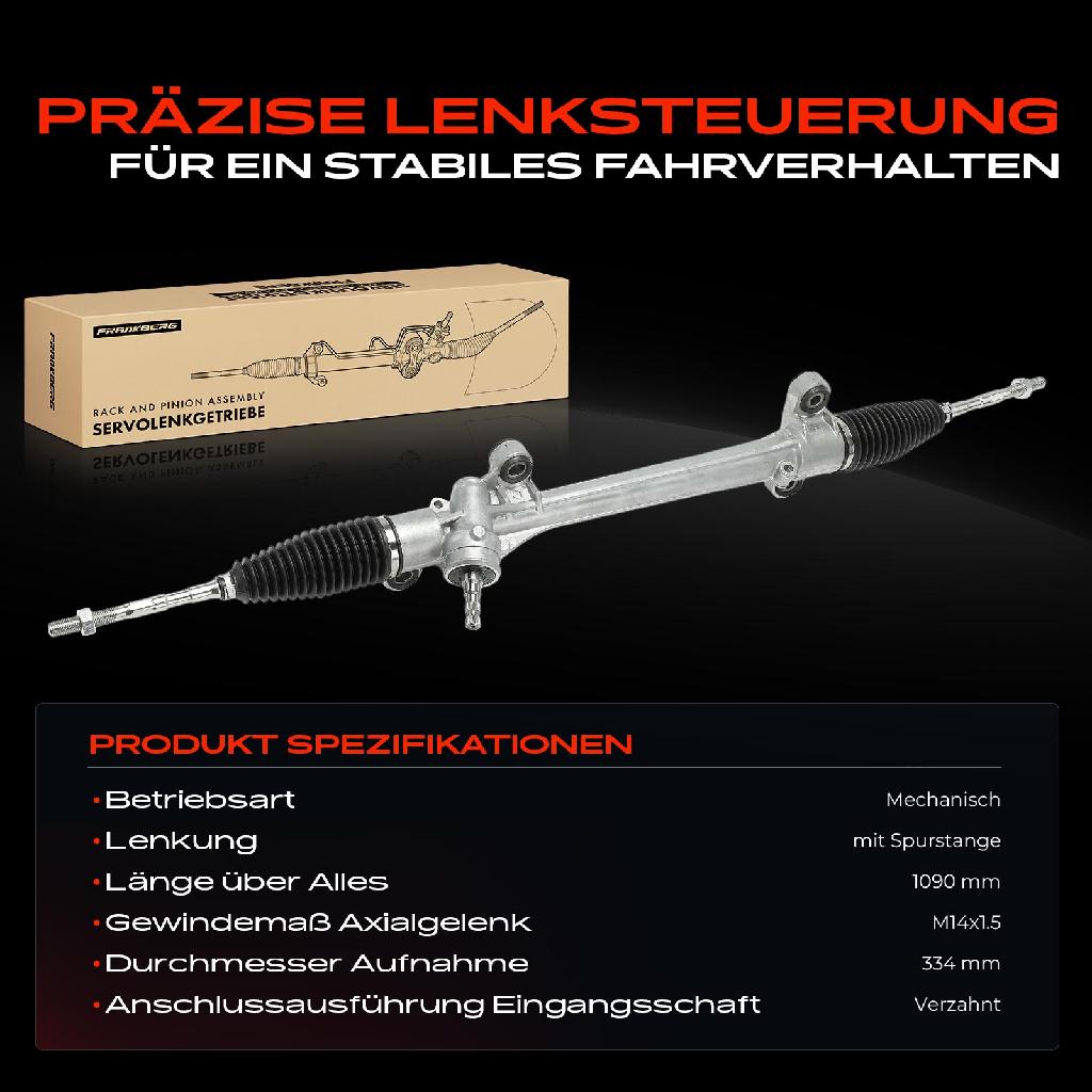 1x Lenkgetriebe Servolenkgetriebe für Toyota Corolla E12 1.4L-2.0L 2001-2007