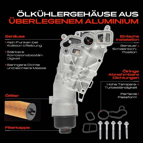 1x ÖlkühlerÖlfilter für BMW F45 F46 F48 MINI Mini F55 F60 F57 F54 Bild 1x ÖlkühlerÖlfilter für BMW F45 F46 F48 MINI Mini F55 F60 F57 F54