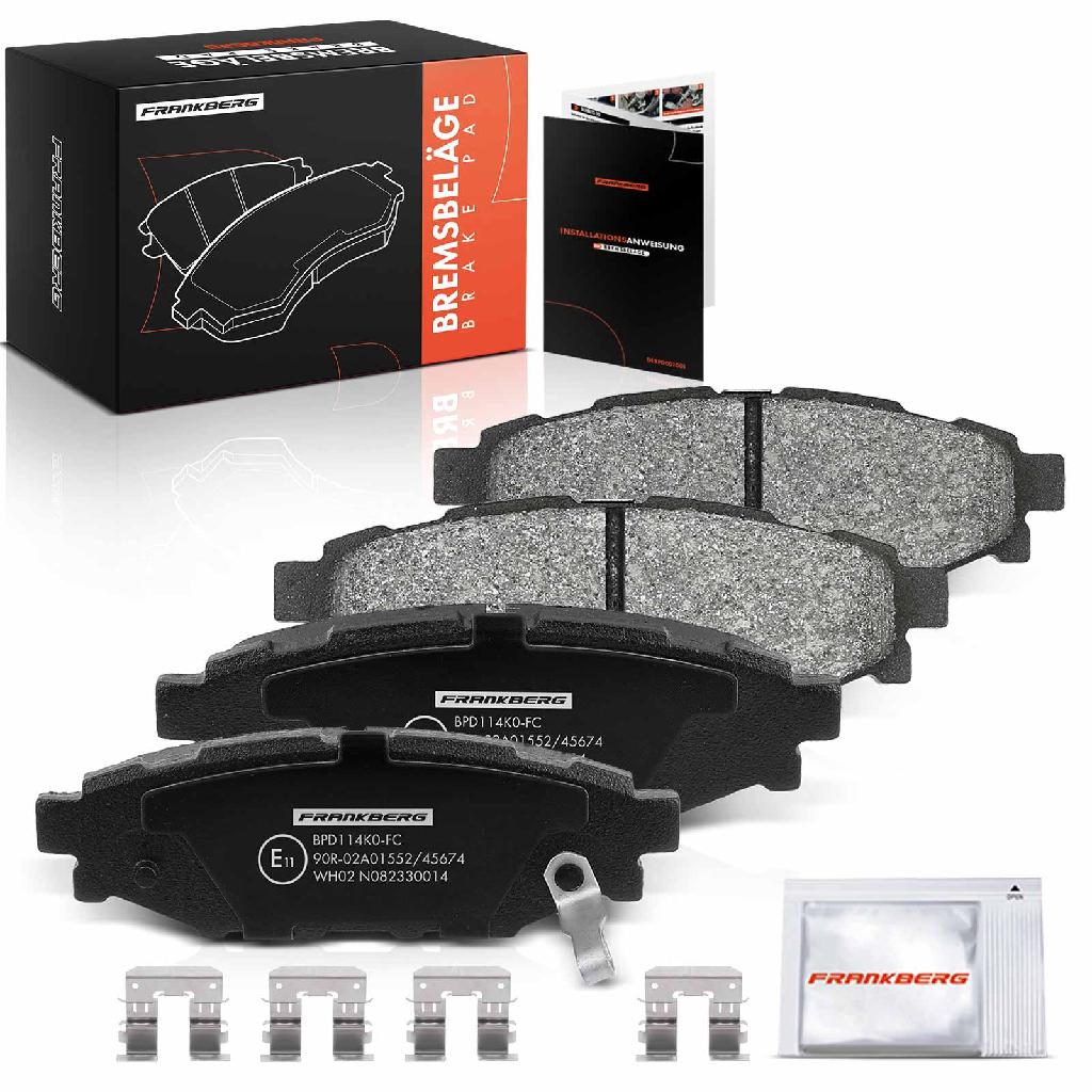 4x Bremsbeläge Hinterachse für Subaru BRZ Forester Impreza Schrägheck Stufenheck 2003-2025