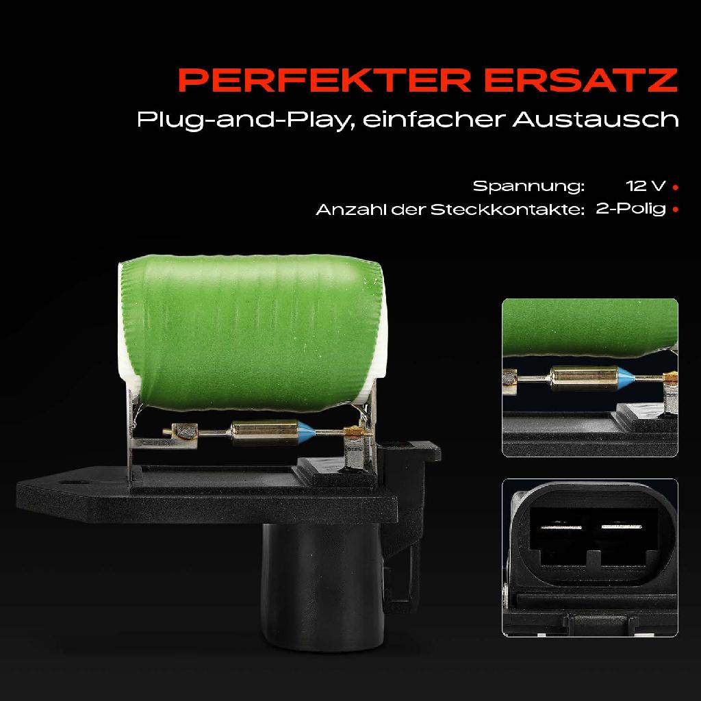 1x Widerstand Vorwiderstand Gebläsemotor für Fiat Doblo Alfa Romeo Lancia Delta 3