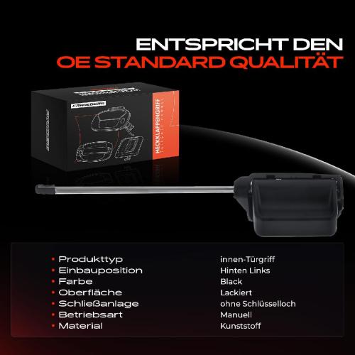 1x Türgriff Hinten Links innen für VW Multivan V Transporter Bus Kasten Pritsche/Fahrgestell 2003-2015 Bild 1x Türgriff Hinten Links innen für VW Multivan V Transporter Bus Kasten Pritsche/Fahrgestell 2003-2015