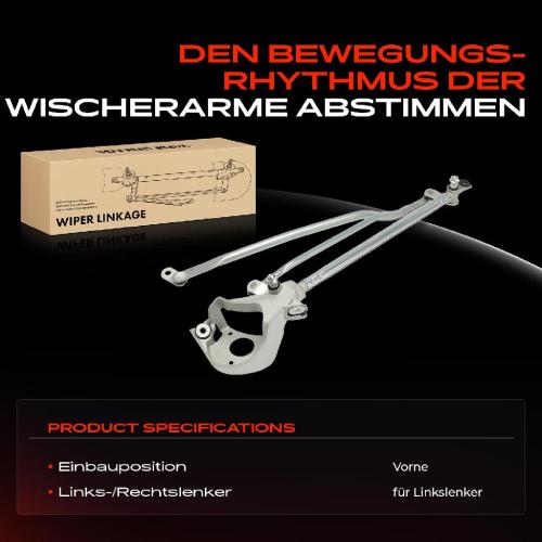 1x Wischergestänge Vorne für Tesla Model S 5YJS Bj ab 2012 Bild 1x Wischergestänge Vorne für Tesla Model S 5YJS Bj ab 2012
