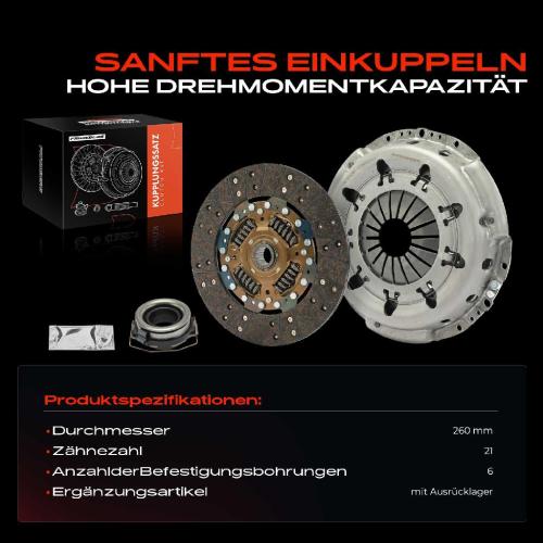 Frankberg 1x Kupplungssatz für Toyota Hilux VII Pick-up N1 N2 N3 2.5L 3.0L 2005-2009 Bild Frankberg 1x Kupplungssatz für Toyota Hilux VII Pick-up N1 N2 N3 2.5L 3.0L 2005-2009