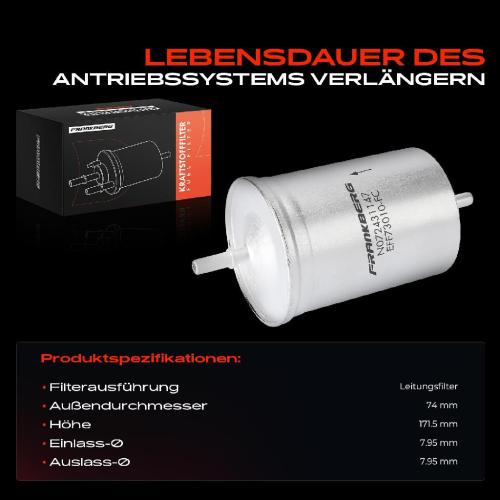 1x Kraftstofffilter für VW Golf 4 Bora T5 Audi A3 A4 A8 TT Seat Leon Skoda Bentley Bild 1x Kraftstofffilter für VW Golf 4 Bora T5 Audi A3 A4 A8 TT Seat Leon Skoda Bentley