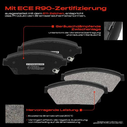 4x Bremsbeläge Vorderachse für Opel Ampera Astra J Caravan GTC Kasten/Kombi 1.4L Bj ab 2009 Bild 4x Bremsbeläge Vorderachse für Opel Ampera Astra J Caravan GTC Kasten/Kombi 1.4L Bj ab 2009