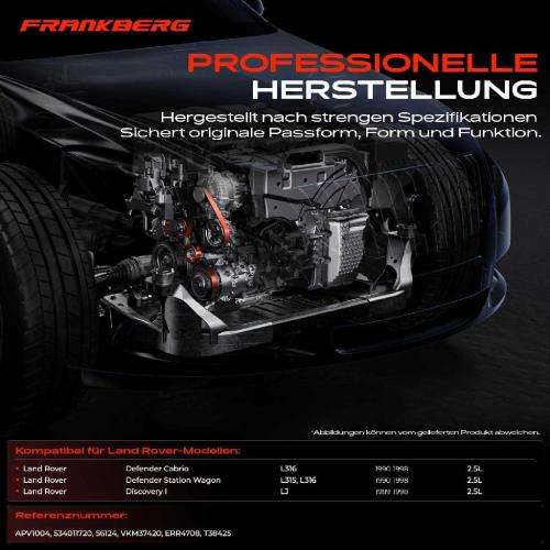 1x Spannrolle Riemenspanner für Land Rover Defender LD L316 Discovery I LJ 2.5L Bild 1x Spannrolle Riemenspanner für Land Rover Defender LD L316 Discovery I LJ 2.5L