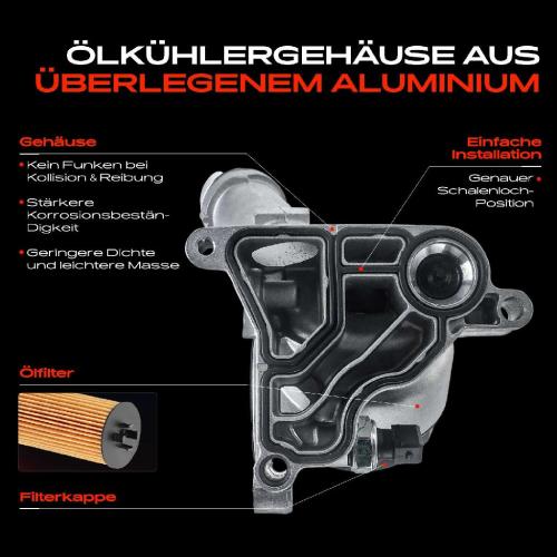 1x Ölfiltergehäuse für BMW F30 F10 F11 F06 X1 X3 X4 Z4 2.0L 3.0L N20 Bild 1x Ölfiltergehäuse für BMW F30 F10 F11 F06 X1 X3 X4 Z4 2.0L 3.0L N20