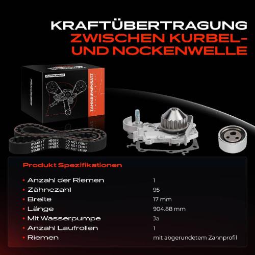 1x Zahnriemensatz Zahnriemen Wasserpumpe für Renault Megane Cabriolet Coach BA0/1 Bild 1x Zahnriemensatz Zahnriemen Wasserpumpe für Renault Megane Cabriolet Coach BA0/1
