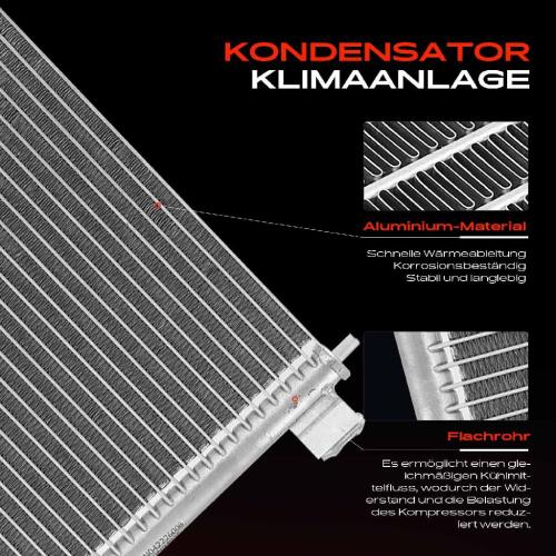 Frankberg 1x Kondensator Klimaanlage für Hyundai Atos MX 1.0L 1998-2003 Bild Frankberg 1x Kondensator Klimaanlage für Hyundai Atos MX 1.0L 1998-2003