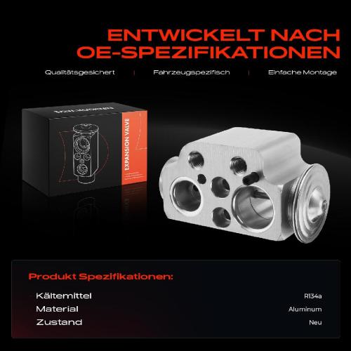1x Expansionsventil Klimaanlage für VW Touareg Amarok Audi Q7 4LB Porsche Cayenne Bild 1x Expansionsventil Klimaanlage für VW Touareg Amarok Audi Q7 4LB Porsche Cayenne