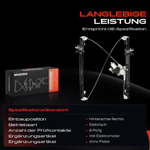 1x Fensterheber Hinten Rechts für Land Rover Range Rover IV 4 L405 SUV Bild 1x Fensterheber Hinten Rechts für Land Rover Range Rover IV 4 L405 SUV