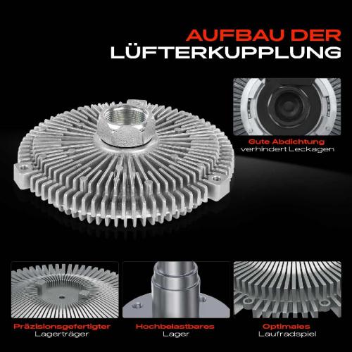 1x Lüfterkupplung Kühlerlüfte für Mercedes-Benz W202 S202 C208 A208 W210 S210 R129 Bild 1x Lüfterkupplung Kühlerlüfte für Mercedes-Benz W202 S202 C208 A208 W210 S210 R129