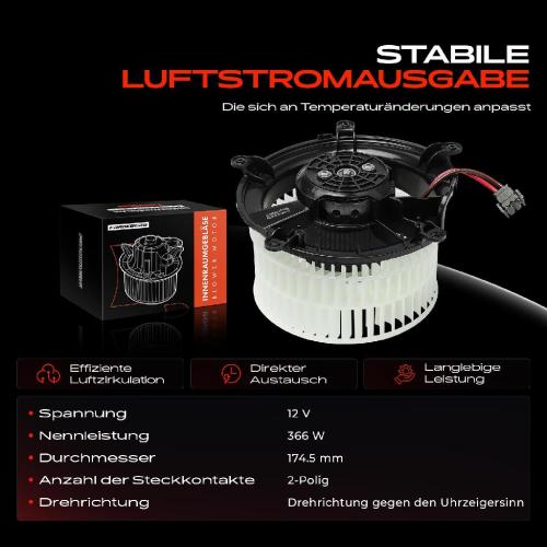 Frankberg 1x Gebläsemotor Innenraumgebläse für BMW 7er E65 E66 E67 2001-2008 Bild Frankberg 1x Gebläsemotor Innenraumgebläse für BMW 7er E65 E66 E67 2001-2008