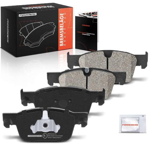 Frankberg 4x Bremsbeläge Vorderachse für Volvo S60 III S90 II V60 Cross Country V90 Kombi XC60 2016-2025 Bild Frankberg 4x Bremsbeläge Vorderachse für Volvo S60 III S90 II V60 Cross Country V90 Kombi XC60 2016-2025