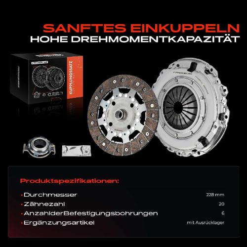 Frankberg 1x Kupplungssatz für Alfa Romeo 147 Fiat Brava Bravo I Doblo Cargo MPV Kasten/MPV Pritsche/Fahrgestell Bild Frankberg 1x Kupplungssatz für Alfa Romeo 147 Fiat Brava Bravo I Doblo Cargo MPV Kasten/MPV Pritsche/Fahrgestell