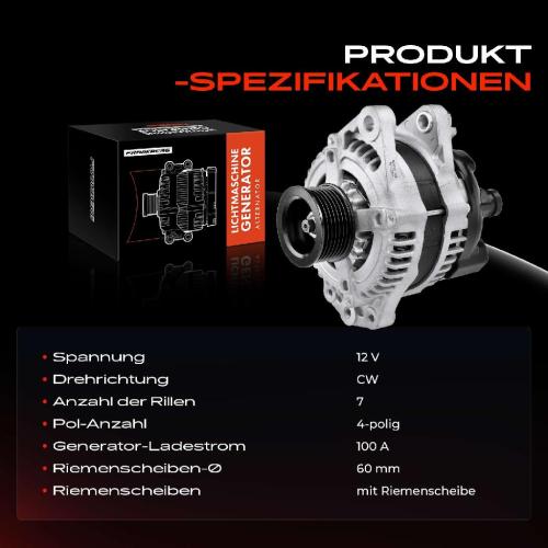 1x Lichtmaschine Generator für MINI Mini R50 R53 One D 1.4L Bild 1x Lichtmaschine Generator für MINI Mini R50 R53 One D 1.4L