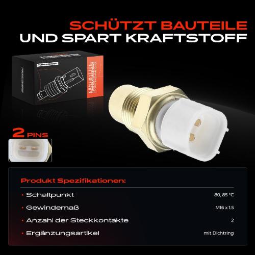 1x Temperaturschalter Kühlerlüfter für Hyundai Accent I X-3 Lantra I J-1 1.5L 1.6L Bild 1x Temperaturschalter Kühlerlüfter für Hyundai Accent I X-3 Lantra I J-1 1.5L 1.6L