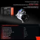 1x Klimakompressor für Audi A4 8K A5 8T 8F Q5 8RB 2.0L 2011-2017