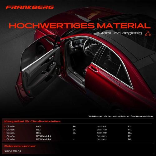 1x Türfeststeller Türfangband Türstopper Vorne für Citroën DS3 SA 2009-2015 Bild 1x Türfeststeller Türfangband Türstopper Vorne für Citroën DS3 SA 2009-2015