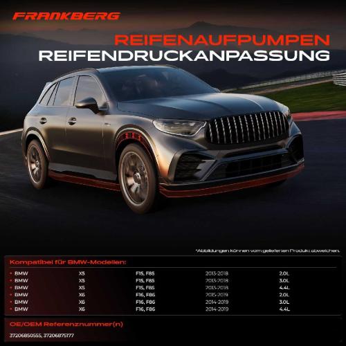 1x Luftfederung Kompressor für BMW X5 F15 F85 2013-2018 X6 F16 F86 2014-2019 Bild 1x Luftfederung Kompressor für BMW X5 F15 F85 2013-2018 X6 F16 F86 2014-2019