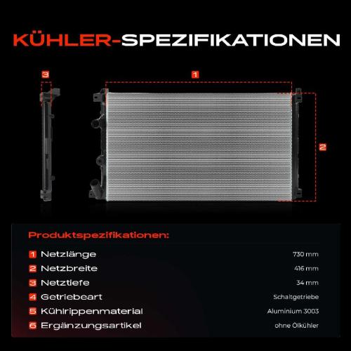 Frankberg 1x Kühler Wasserkühler Motorkühler für Nissan Intersta Opel Movano Bild Frankberg 1x Kühler Wasserkühler Motorkühler für Nissan Intersta Opel Movano