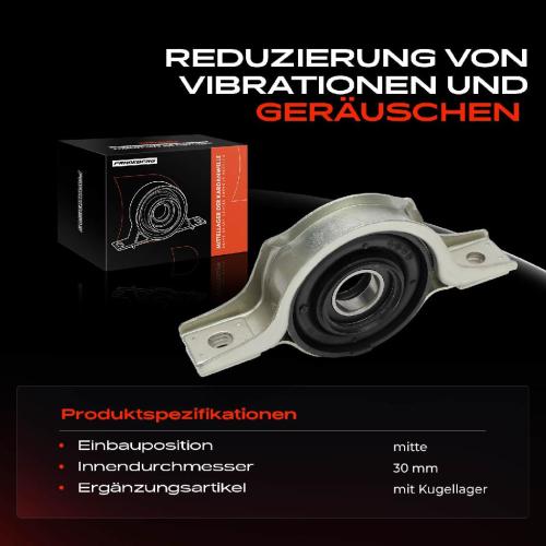1x Lagerung Gelenkwelle Kardanwellenlager für Hyundai Santa Fé II CM 2.0L 2.2L Bild 1x Lagerung Gelenkwelle Kardanwellenlager für Hyundai Santa Fé II CM 2.0L 2.2L