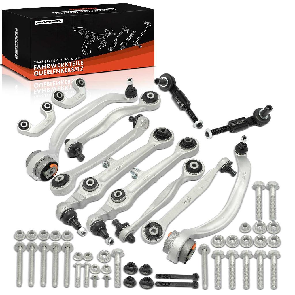 Frankberg 1x Querlenker Satz Vorderachse für VW Passat Variant Audi A6 Avant 2.7L 2.8L 3.7L 4.2L 2001-2005