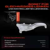 1x Achsschenkel Radaufhängung Vorderachse Links für BMW 5er F10 F11 F18 6er F06 F12 F13