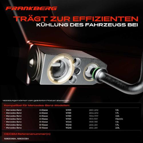 1x Expansionsventil Klimaanlage für Mercedes-Benz A-Klasse W169 B-Klasse W245 2004-2012 Bild 1x Expansionsventil Klimaanlage für Mercedes-Benz A-Klasse W169 B-Klasse W245 2004-2012