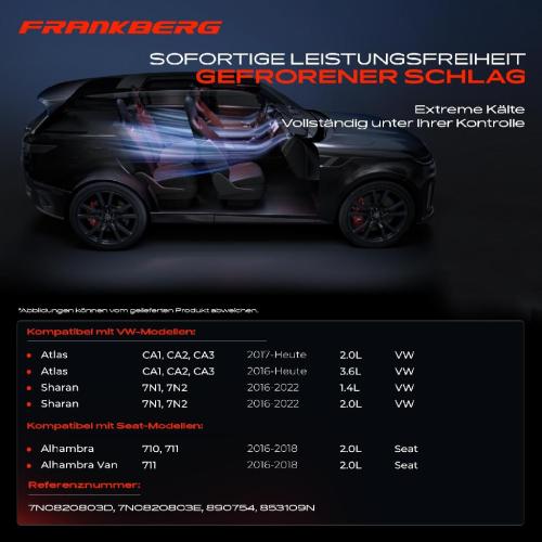 1x Klimakompressor für Seat Alhambra 710 711 VW Atlas Sharan 7N1 7N2 Bild 1x Klimakompressor für Seat Alhambra 710 711 VW Atlas Sharan 7N1 7N2