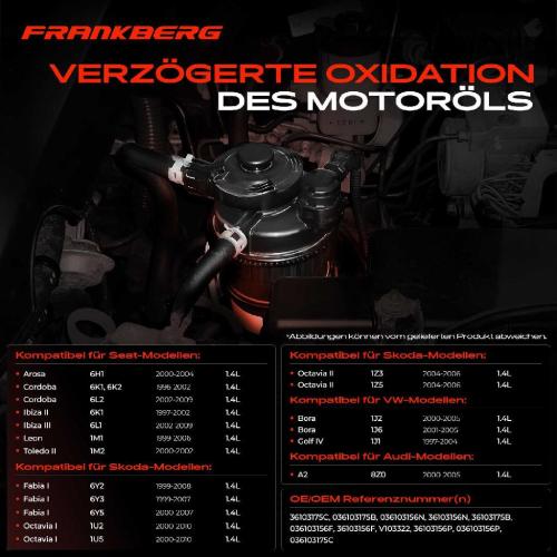 1x Ölabscheider Kurbelgehäuseentlüftung für VW Golf 4 IV Polo Audi A2 Seat Ibiza Skoda Bild 1x Ölabscheider Kurbelgehäuseentlüftung für VW Golf 4 IV Polo Audi A2 Seat Ibiza Skoda