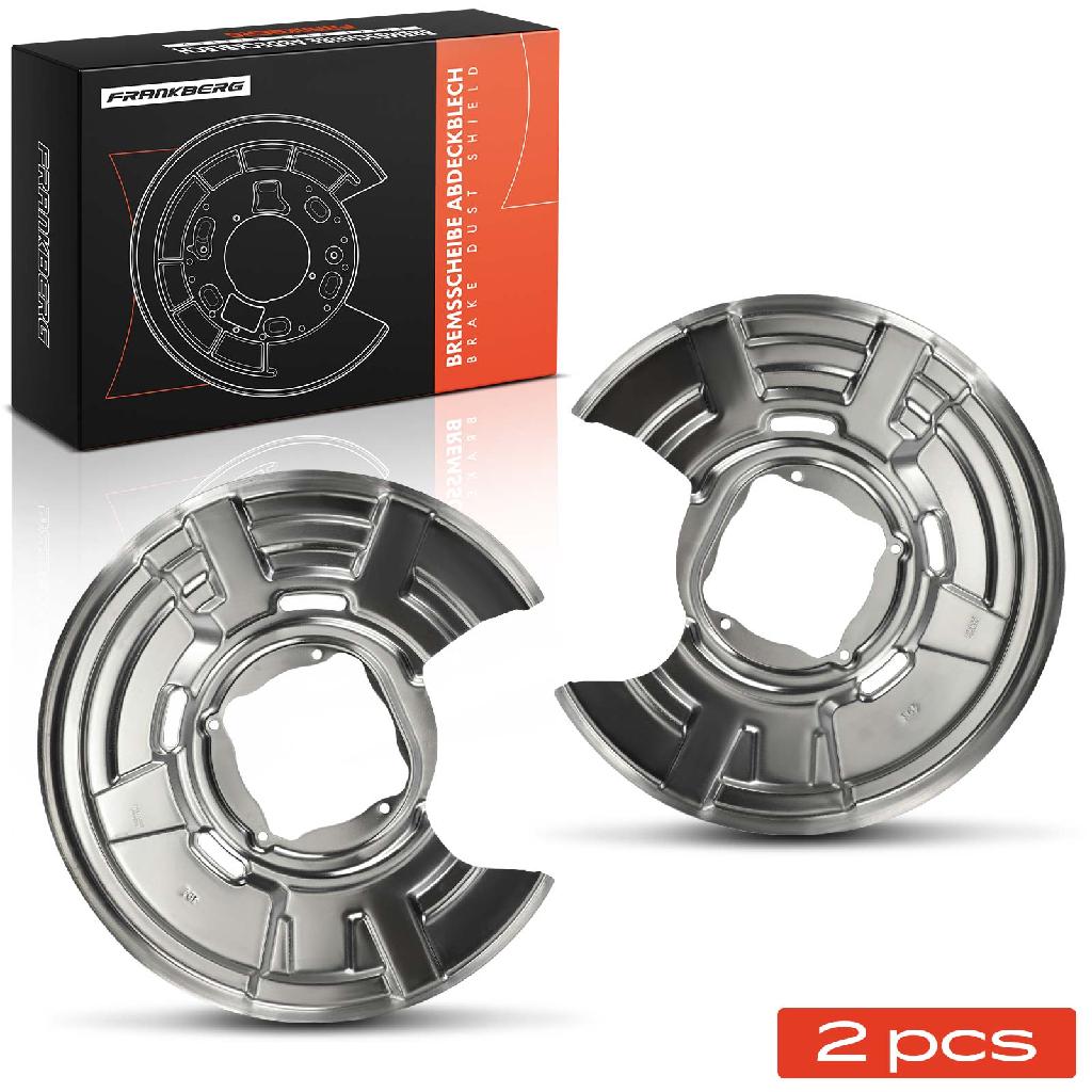 Frankberg 2x Ankerblech Bremsscheibe Hinterachse Beidseitig für BMW F10 518d F11 518d F12 640d F13 650i